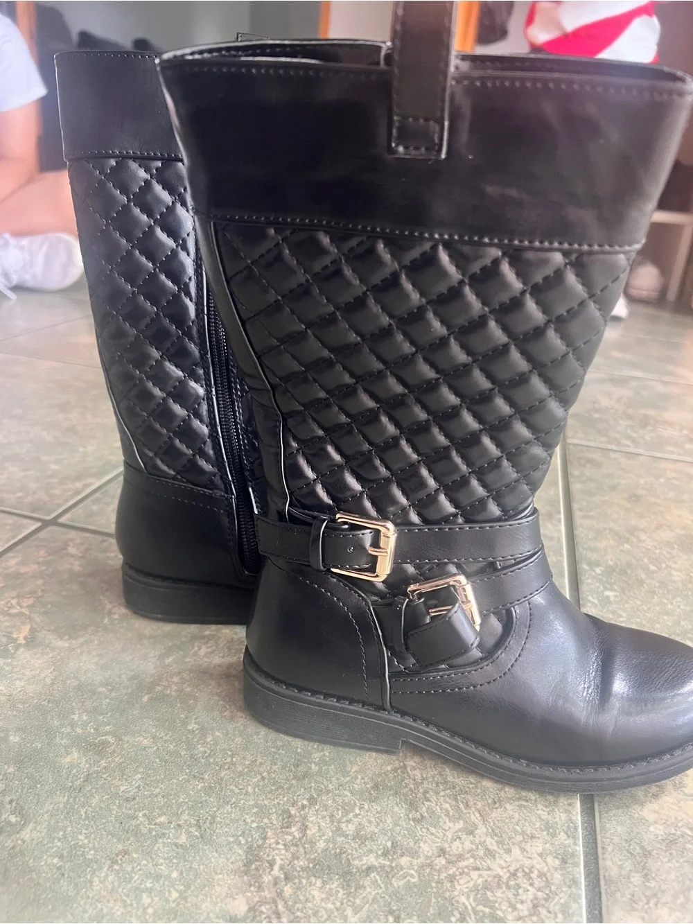 Amazon leather Kids' Mid-Calf Boots